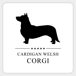 Cardigan Welsh Corgi Black Silhouette Magnet